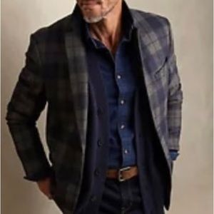 BR Melton Plaid Jacket - NWT 38R